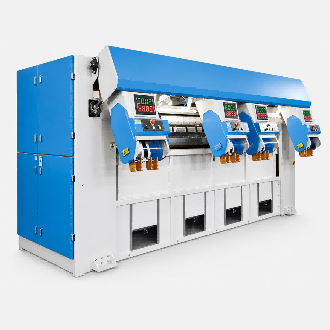 四工位展布机